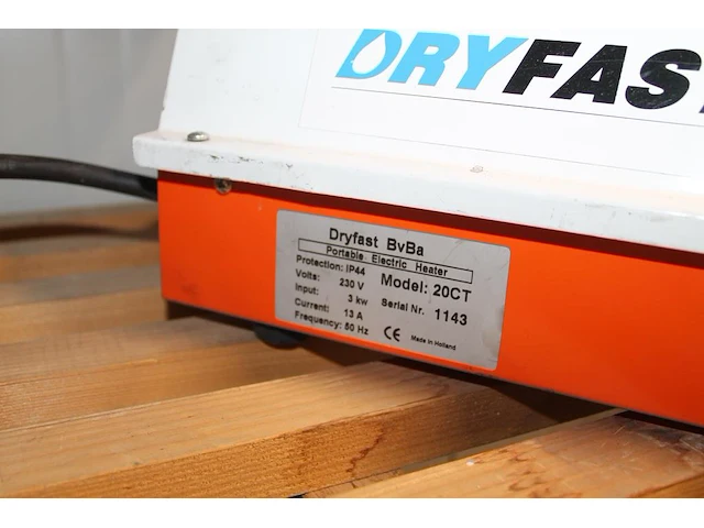 Portable heater dryfast 20ct. 230v. - afbeelding 2 van  2