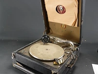 Portable odeon paracelsus koffergrammofoon - afbeelding 1 van  5