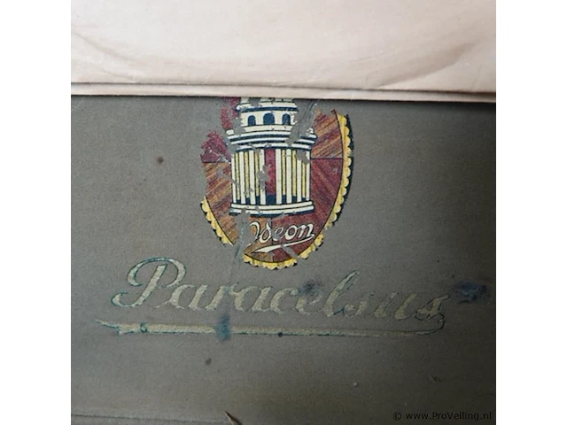 Portable odeon paracelsus koffergrammofoon - afbeelding 2 van  5