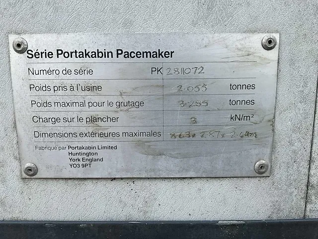 Portakabin d/h sanitairunit - afbeelding 6 van  14