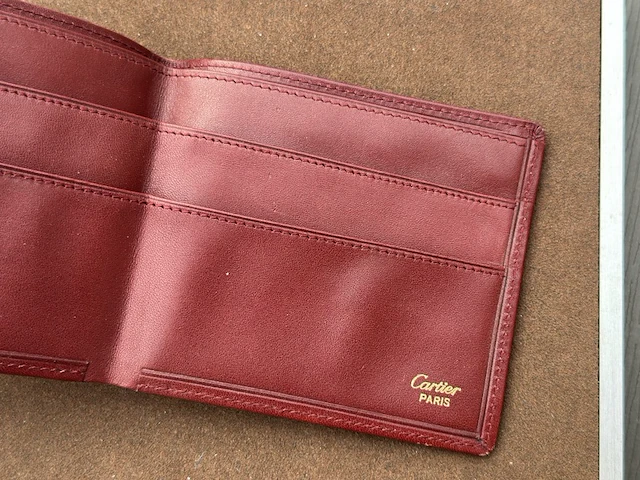 Portefeuille cartier, bordeaux - afbeelding 3 van  4