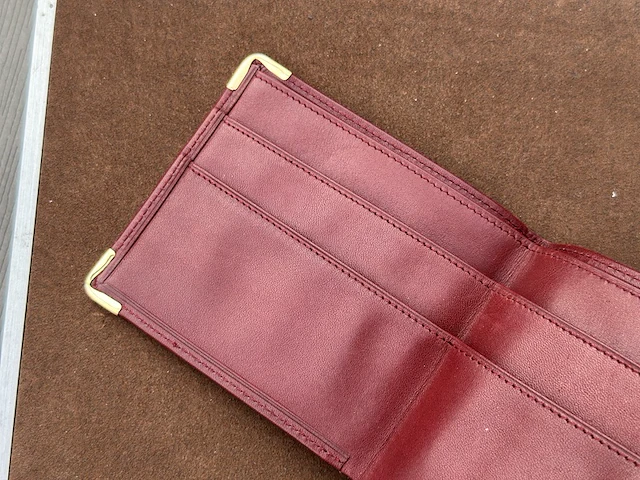 Portefeuille cartier, bordeaux - afbeelding 4 van  4