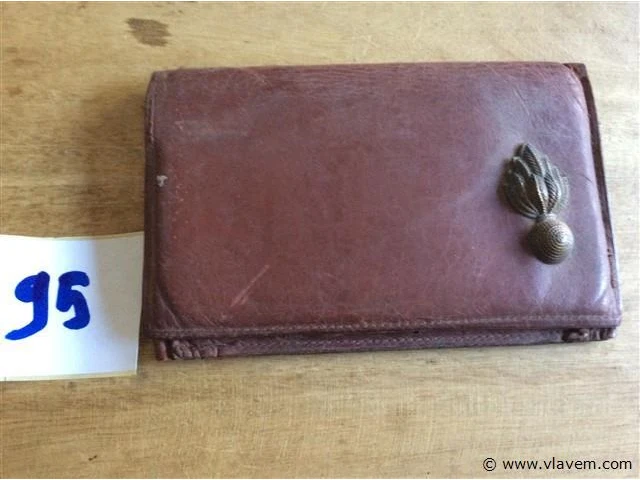 Portefeuille met embleem grenadier. wo2 - afbeelding 1 van  2