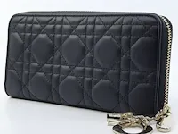 Portemonnee dior, lady dior voyageur wallet - afbeelding 1 van  13