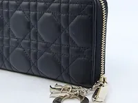 Portemonnee dior, lady dior voyageur wallet - afbeelding 6 van  13
