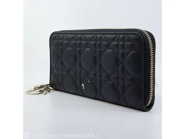 Portemonnee dior, lady dior voyageur wallet - afbeelding 11 van  13