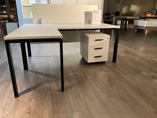 Portico hoekbureau met ladeblok - afbeelding 1 van  7