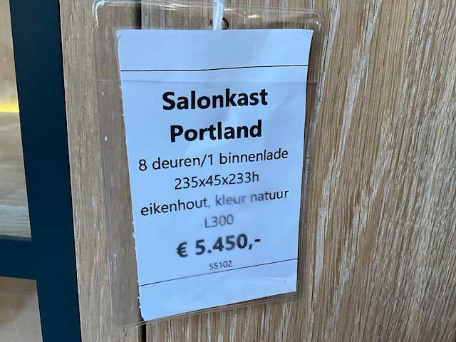 Portland eiken buffetkast - afbeelding 8 van  8