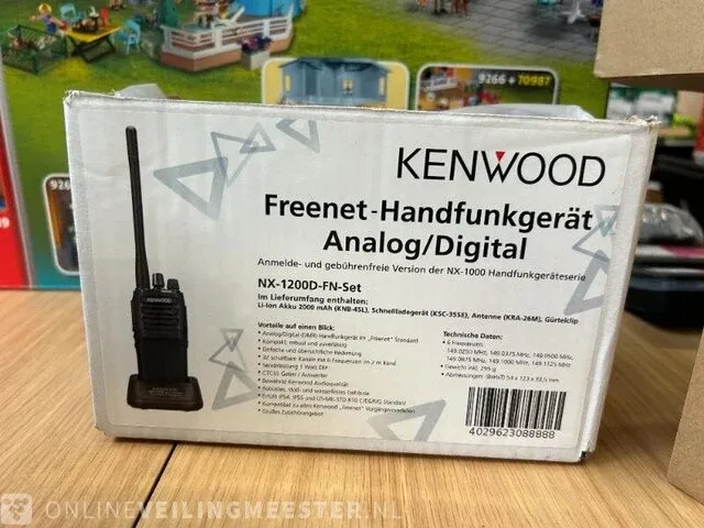 Portofoon kenwood, nx-1200d-fn-set - afbeelding 3 van  4