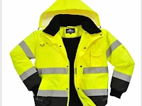 Portwest geel hi-vis bomberjack maat 4xl - afbeelding 1 van  3