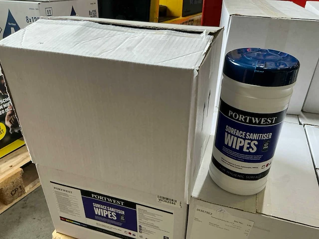 Portwest iw50blu desinfectie doekjes - afbeelding 2 van  4
