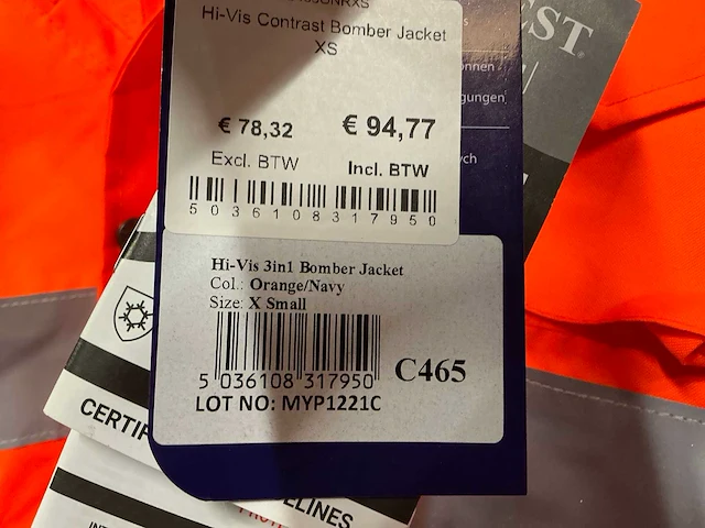 Portwest tender werkjas (5x) - afbeelding 3 van  6