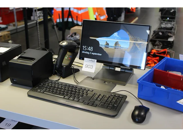 Pos kassasysteem poindus met 8 gb ram geheugen en 120 gb harde schijf. windows 10 geïnstalleerd, touchscree... - afbeelding 2 van  2