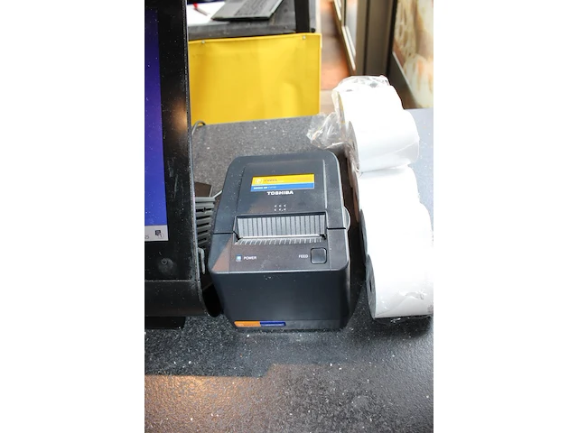 Pos kassasysteen toshiba mt 6140-e4c met bonnenprinter. - afbeelding 3 van  4