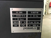 Posalux - 2001 - us 3600 - elektronica cnc-boormachine - afbeelding 8 van  16