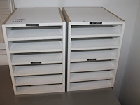 Postbakken met zes vakken. afmeting 26 x 32 x 37 - afbeelding 1 van  1