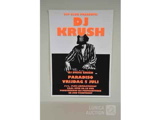 Poster "dj krush" - afbeelding 1 van  4