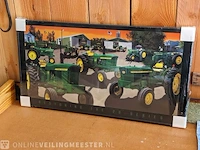Poster in lijst met verlichting john deere - afbeelding 2 van  3