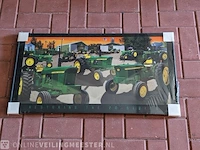 Poster in lijst met verlichting john deere - afbeelding 3 van  3