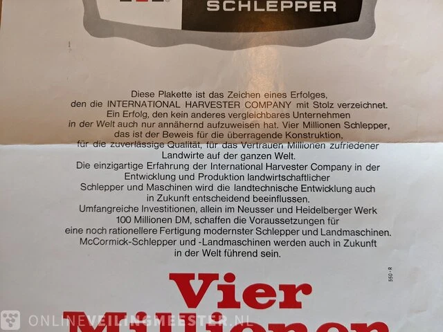 Poster international, uber 4.000.000 schlepper - afbeelding 4 van  5