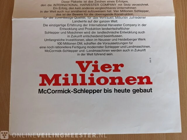 Poster international, uber 4.000.000 schlepper - afbeelding 5 van  5