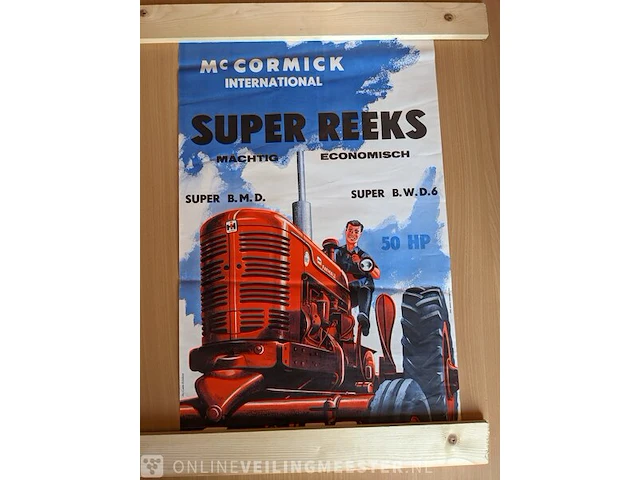 Poster mc cormick international, super reeks, bouwjaar jaren '50 - afbeelding 1 van  4