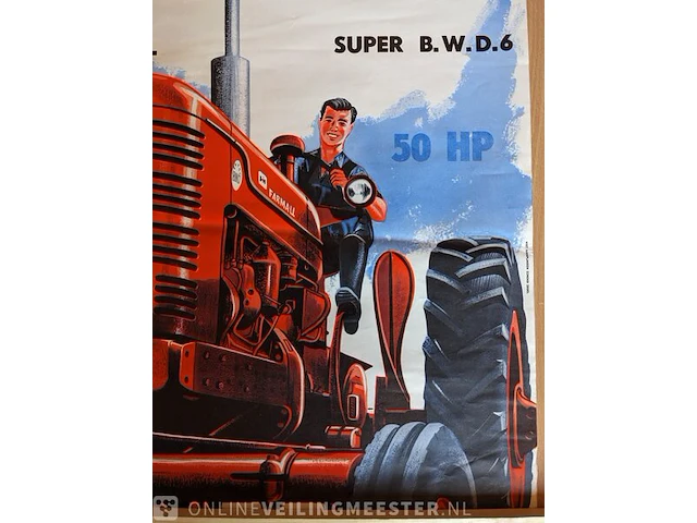 Poster mc cormick international, super reeks, bouwjaar jaren '50 - afbeelding 2 van  4