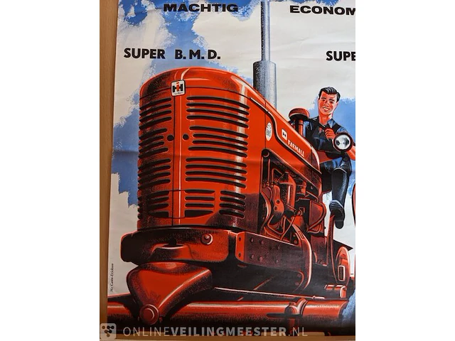 Poster mc cormick international, super reeks, bouwjaar jaren '50 - afbeelding 3 van  4