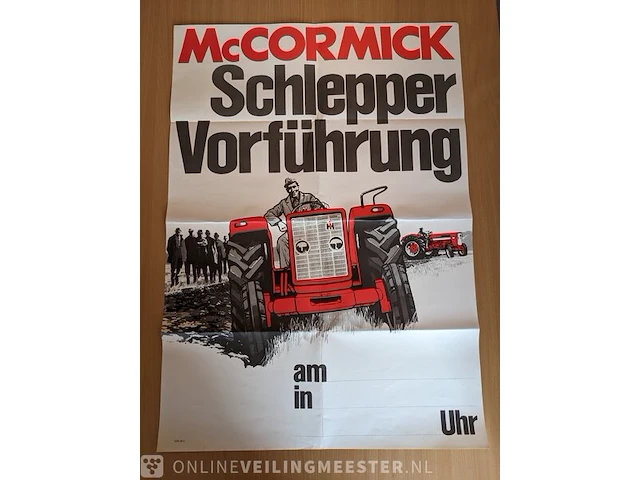 Poster mc cormick, schlepper vorfuhrung - afbeelding 1 van  4