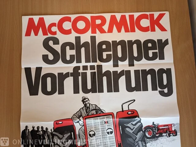 Poster mc cormick, schlepper vorfuhrung - afbeelding 4 van  4