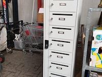Postlockerkast - 180 x 40 x 50 cm - 10 vakken - afbeelding 1 van  5