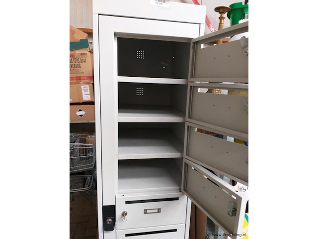Postlockerkast - 180 x 40 x 50 cm - 10 vakken - afbeelding 4 van  5