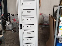 Postlockerkast - 180 x 40 x 50 cm - 10 vakken - afbeelding 1 van  4