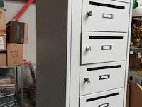 Postlockerkast - 180 x 40 x 50 cm - 10 vakken - afbeelding 2 van  4