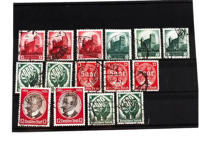 Postzegelkavel deutsche reich - afbeelding 5 van  15