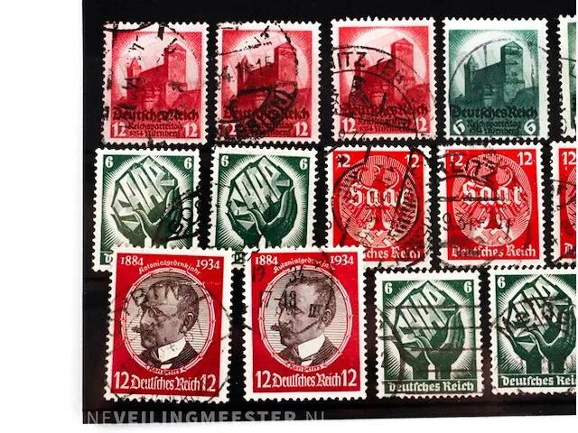 Postzegelkavel deutsche reich - afbeelding 6 van  15