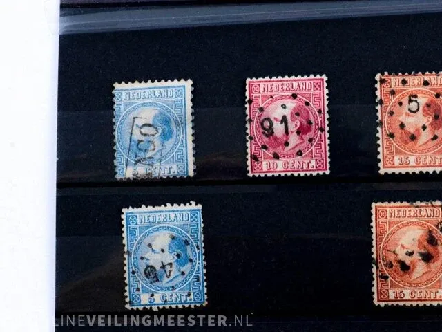 Postzegelkavel koning willem 1867-1868 - afbeelding 2 van  5