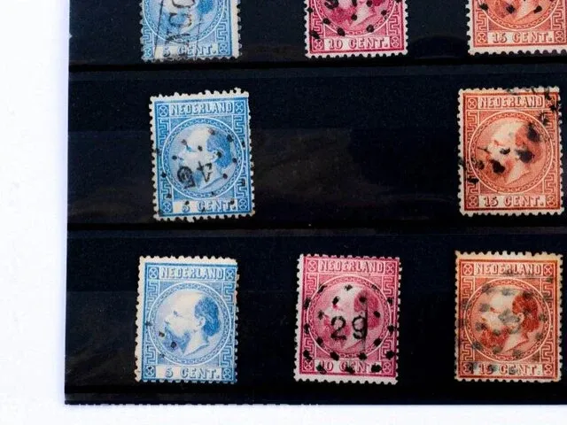 Postzegelkavel koning willem 1867-1868 - afbeelding 4 van  5