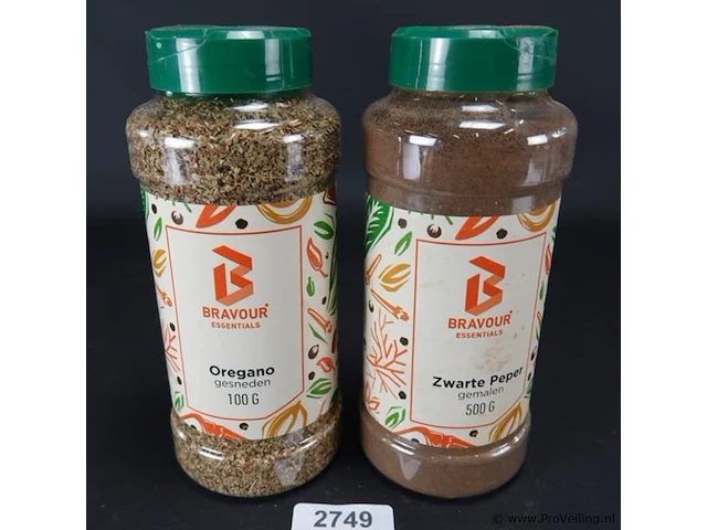 Pot bravour oregano en pot bravour zwarte peper - afbeelding 1 van  5