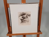 Potlood tekening, m.h.e. slangen, stilleven, 1980 - afbeelding 1 van  8
