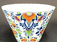 Potterie oud delft porseleinen cache-pot - afbeelding 3 van  5