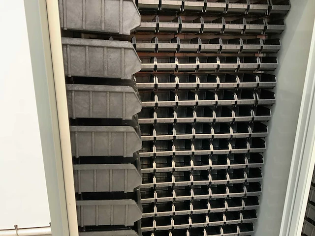 Povag - bakkenstripkast gevuld met 340 opbergbakken - afbeelding 9 van  12