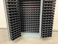 Povag - bakkenstripkast gevuld met 340 opbergbakken - afbeelding 4 van  12