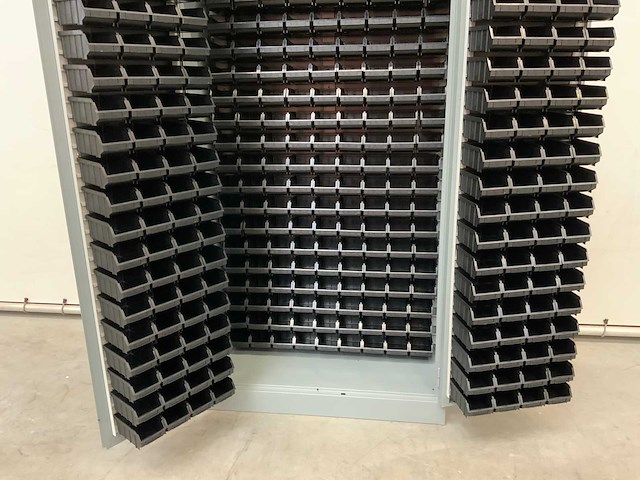 Povag - bakkenstripkast gevuld met 340 opbergbakken - afbeelding 4 van  12