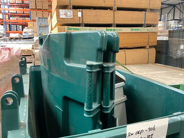 Povag acp-306 afvalcontainer 660l - afbeelding 5 van  6