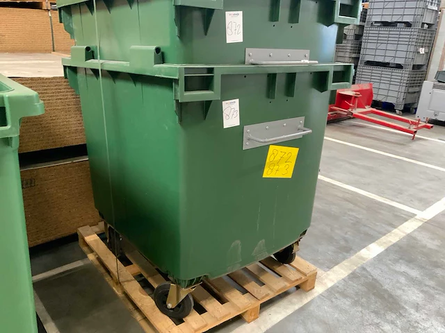 Povag acp-308 afvalcontainer 1100l - afbeelding 8 van  12
