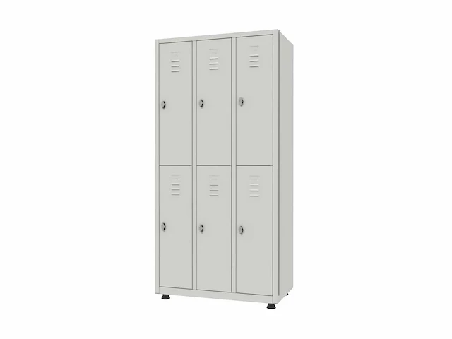 Povag lockerkast 6-deurs - afbeelding 1 van  5