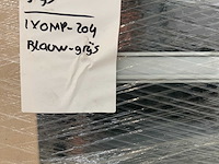 Povag omp-204 legbordkast - 12 legborden - 1980x600x300mm zwart/grijs - afbeelding 2 van  3