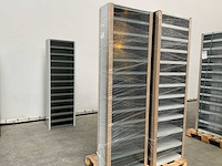 Povag omp-326.01 legbordkast - 12 legborden - 1980x600x300mm grijs/groen - afbeelding 4 van  4