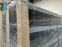 Povag open legbordkast - 12 legborden zwart/grijs - afbeelding 3 van  4